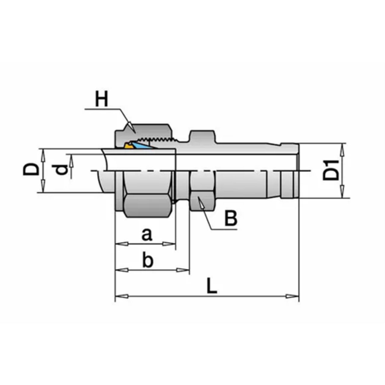 Fittings-Union with Shaft